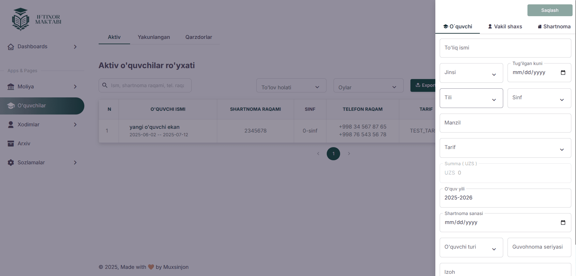 Iftixor Financial Management App - Image 7